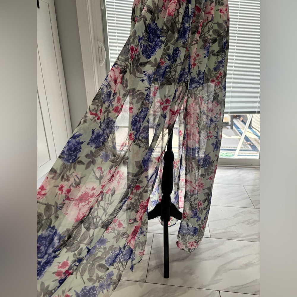 UK2LA /vestido de Flores / Size 2 - Picture 5 of 10